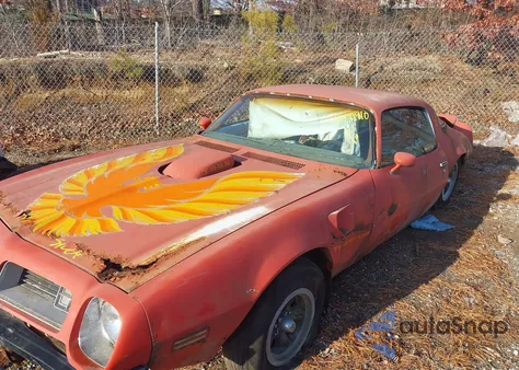 1974 Pontiac Firebird из США, поврежденный, VIN 2W87SHS10323